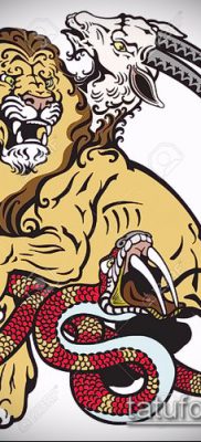 Zdjęcie tatuażu chimera - 11072017 - przykład - 012 Chimera Tattoo