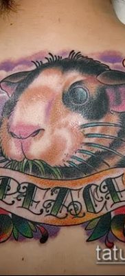 fotó hörcsög tetoválásról (jelentése) - egy példa egy érdekes tetoválási rajzra - 044