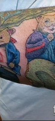 fotó hörcsög tetoválásról (jelentése) - egy példa egy érdekes tetoválórajzra - 040