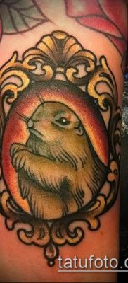 fotó hörcsög tetoválásról (jelentése) - egy példa egy érdekes tetoválórajzra - 033