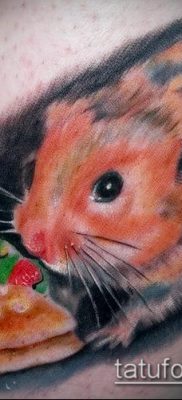 fotó hörcsög tetoválásról (jelentése) - egy példa egy érdekes tetoválási rajzra - 027