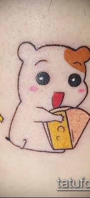 fotó hörcsög tetoválásról (jelentése) - egy példa egy érdekes tetoválási rajzra - 020