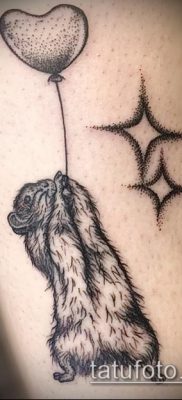 fotó hörcsög tetoválásról (jelentése) - egy példa egy érdekes tetoválási rajzra - 019