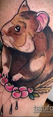 fotó hörcsög tetoválásról (jelentése) - egy példa egy érdekes tetoválási rajzra - 018