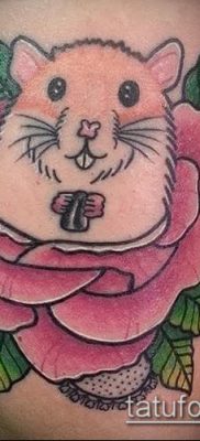 fotó hörcsög tetoválásról (jelentése) - egy példa egy érdekes tetoválási rajzra - 015