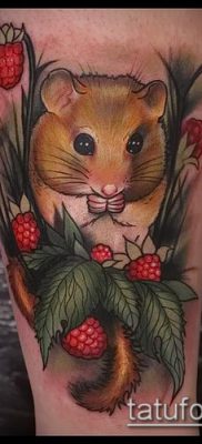 fotó hörcsög tetoválásról (jelentése) - egy példa egy érdekes tetoválórajzra - 012