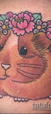 fotó hörcsög tetoválásról (jelentése) - egy példa egy érdekes tetoválási rajzra - 010