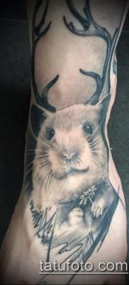 fotó hörcsög tetoválásról (jelentése) - egy példa egy érdekes tetoválási rajzra - 002