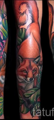 Példa krizantém tetoválásra a 68. számú fényképen