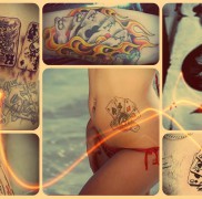 A kártya tetoválás jelentése - lehetőségek és példák a fotón