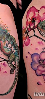 fotó az Iguana tetoválásról, 2018.02.09. №008 - Iguana tetoválás -