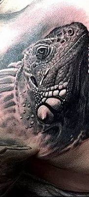 fotó az Iguana tetoválásról, 2018.02.09. №009 - Iguana tetoválás -