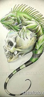 fotó az Iguana tetoválásról, 2018.02.09. №014 - Iguana tetoválás -