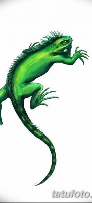 fotó az Iguana tetoválásról, 2018.02.09. №016 - Iguana tetoválás -