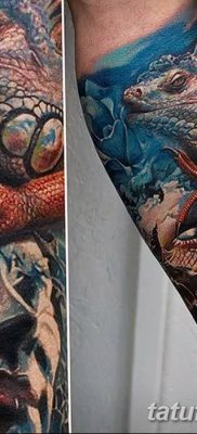 fotó az Iguana tetoválásról, 2018.02.09. №018 - Iguana tetoválás -