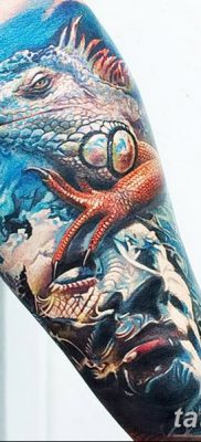 fotó az Iguana tetoválásról, 2018.02.09. №043 - Iguana tetoválás -