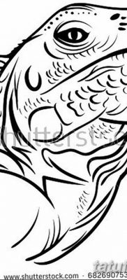 fotó az Iguana tetoválásról, 2018.02.09. №047 - Iguana tetoválás -