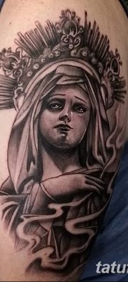 zdjęcie tatuażu Ikony Matki Bożej z 20.06.2018 №067 - tatuaż Matka Boża -