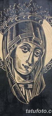 zdjęcie tatuażu Ikony Matki Bożej z 20.06.2018 №061 - tatuaż Matka Boża -