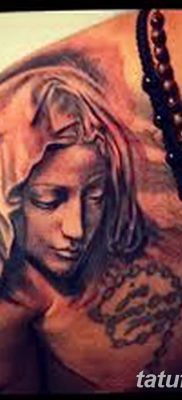 zdjęcie tatuażu Ikony Matki Bożej z 20.06.2018 №042 - tatuaż Matka Boża -