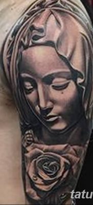 zdjęcie tatuażu Ikony Matki Bożej z 20.06.2018 №036 - tatuaż Matka Boża -