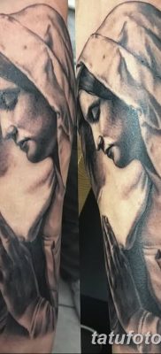 zdjęcie tatuażu Ikony Matki Bożej z 20.06.2018 №033 - tatuaż Matka Boża -