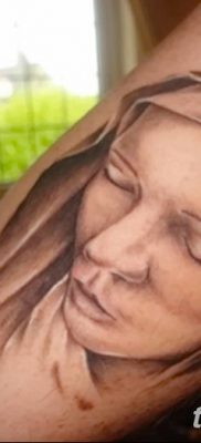 zdjęcie tatuażu Ikony Matki Bożej z 20.06.2018 №029 - tatuaż Matka Boża -