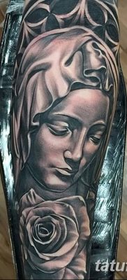 zdjęcie tatuażu Ikony Matki Bożej z 20.06.2018 №026 - tatuaż Matka Boża -