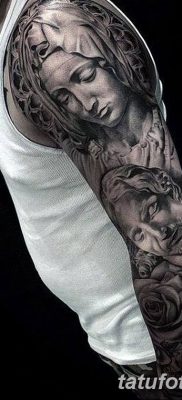 zdjęcie tatuażu Ikony Matki Bożej z 20.06.2018 №011 - tatuaż Matka Boża -