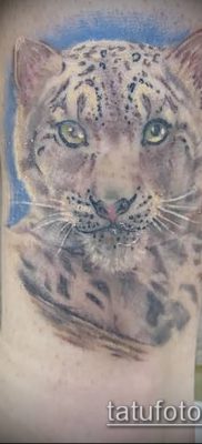 tattoo irbis # 605 - godna wersja wzoru, który z powodzeniem można wykorzystać do przeróbek i tatuażu jako tatuaż irbis snow leopard