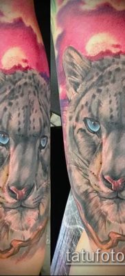 tatuaż irbis # 172 - wyjątkowa wersja wzoru, który z powodzeniem można wykorzystać do powtórki i rysunku jako tatuaż irbis dingo