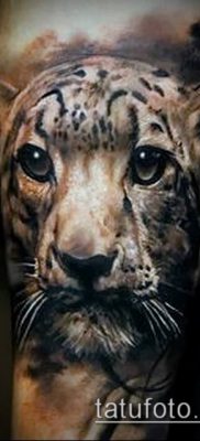 tatuaż lamparta śnieżnego # 759