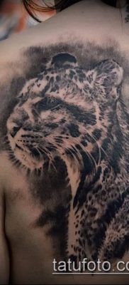 tatuaż lamparta śnieżnego # 768