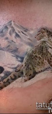 tatuaż irbis #458 - wyjątkowa wersja wzoru, który z powodzeniem można wykorzystać do przerabiania i rysowania jako tatuaż irbis dingo