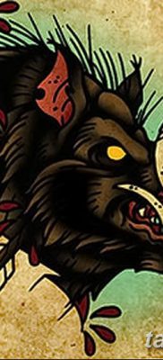 zdjęcie tatuażu dzika z dnia 02.12.2018 №044 - tatuaż dzika -