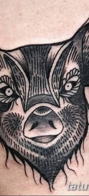 zdjęcie tatuażu dzika z dnia 02.12.2018 №061 - tatuaż dzika -