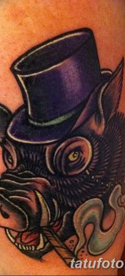 zdjęcie tatuażu dzika z dnia 02.12.2018 №069 - tatuaż dzika -