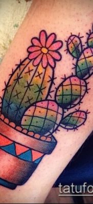 Fotó egy kaktusz tetoválásról - példa egy rajzra - 27052017 - példa - 117 Tetováló kaktusz