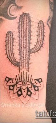 Fotó egy kaktusz tetoválásról - példa egy rajzra - 27052017 - példa - 119 Tetováló kaktusz