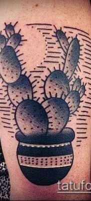 Fotó egy kaktusz tetoválásról - példa egy rajzra - 27052017 - példa - 037 tetováló kaktusz