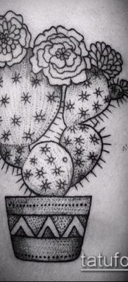 Fotó egy kaktusz tetoválásról - példa egy rajzra - 27052017 - példa - 060 Tetováló kaktusz