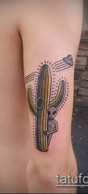 Fotó egy kaktusz tetoválásról - példa egy rajzra - 27052017 - példa - 070 Tetováló kaktusz
