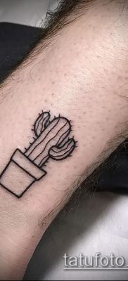 Fotó egy kaktusz tetoválásról - példa egy rajzra - 27052017 - példa - 086 Tetováló kaktusz