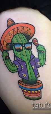 Fotó egy kaktusz tetoválásról - példa egy rajzra - 27052017 - példa - 090 Tattoo kaktusz