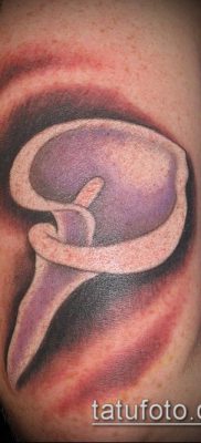 A calla tattoo # 510 a minta méltó változata, amely sikeresen használható a tetováláshoz