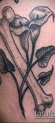 A calla liliom tetoválás # 868 a minta hűvös változata, amely könnyen használható feldolgozásra és alkalmazásra kalla tetoválás akvarellként
