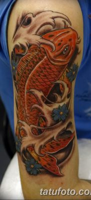 fotó egy ponty tetoválásról, kelte: 2017.10.28. №026 - ponty tetoválás -