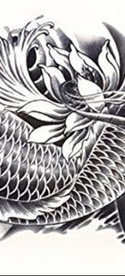 fotó egy ponty tetoválásról, kelte: 2017.10.28. №029 - ponty tetoválás -