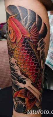 fotó egy ponty tetoválásról, kelte: 2017.10.28. №030 - ponty tetoválás -