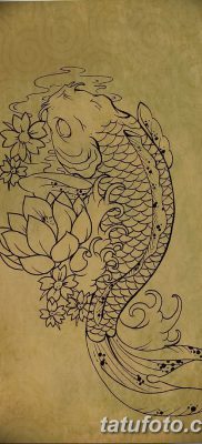 fotó egy ponty tetoválásról, kelte: 2017.10.28. №034 - ponty tetoválás -